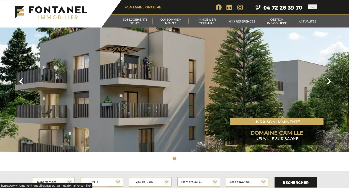 FONTANEL Immobilier, projet de stage chez l'agence Adjectif à Lyon