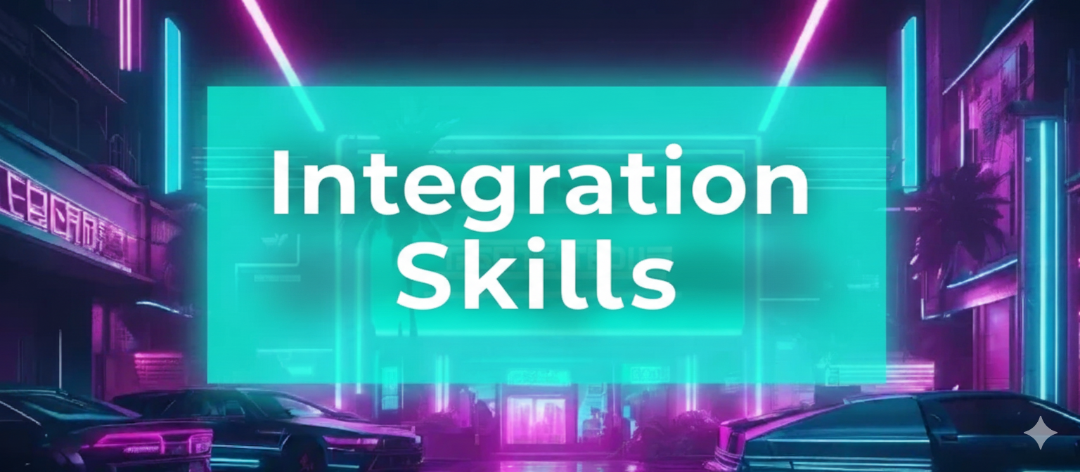 Illustration pour les compétences en intégration